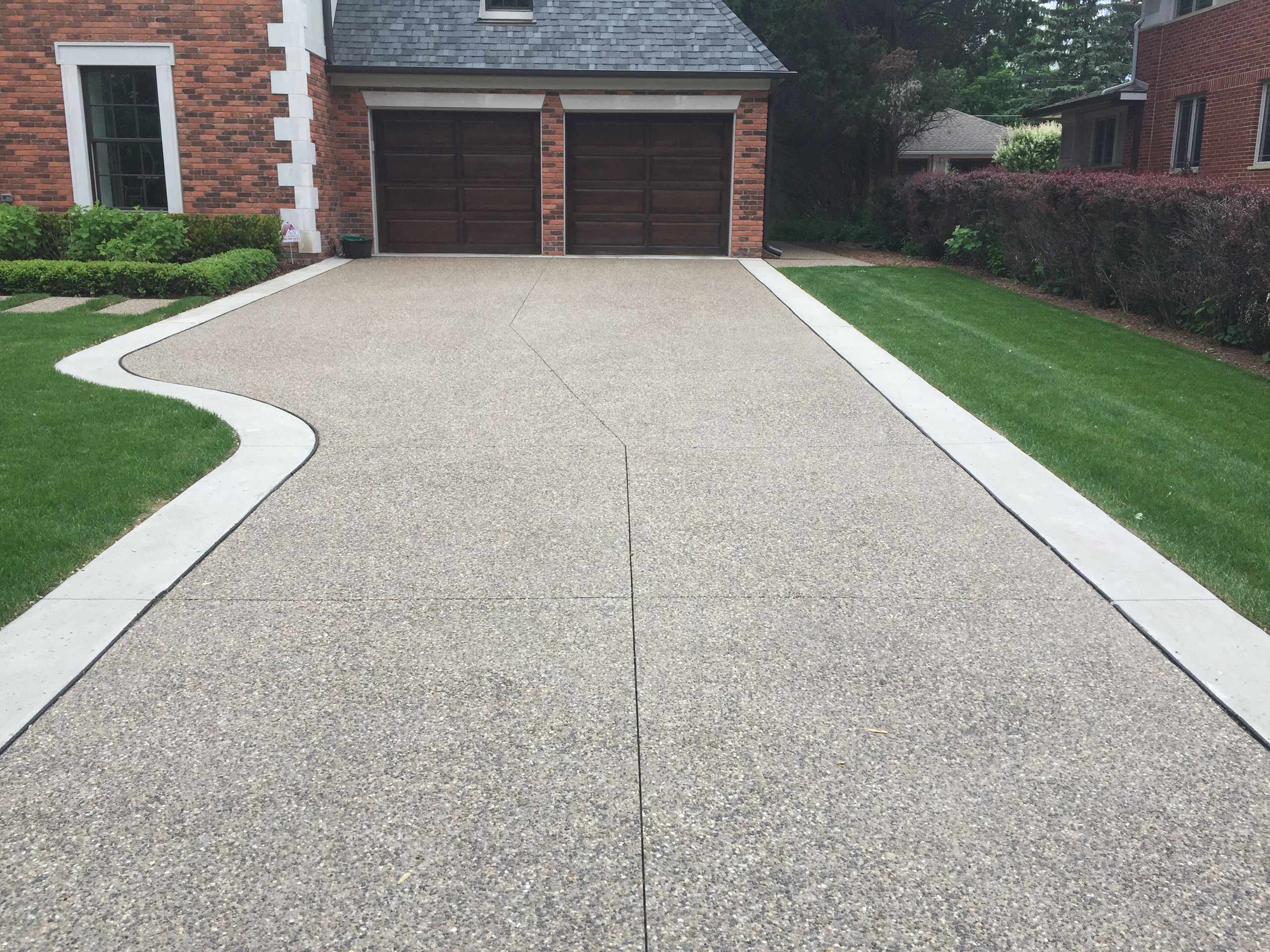 Construction Quote Template - Exposed Concrete driveway