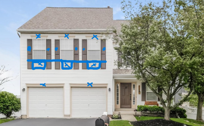 Construction Quote Template - Window apron and Shutters Painting