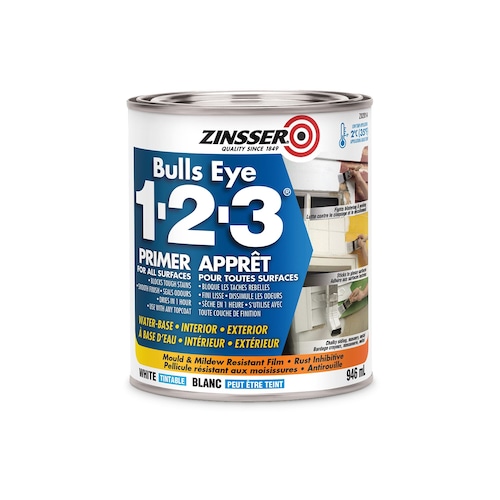 Bulls Eye 1-2-3 Interior/Exterior Water-Base Primer for All Surfaces in Tintable White, 946 mL-Paint Vinyl Siding quote template