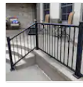 Black Aluminum Railing-Basement Walkout quote template