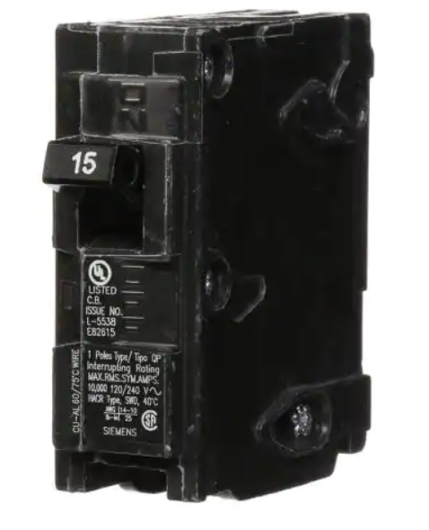 15 Amp Single-Pole Type QP Circuit Breaker-Panel Up Grade quote template