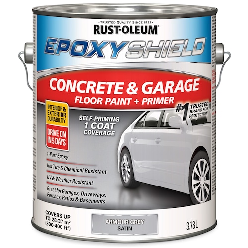 Concrete Floor Paint in Armour Grey 3.78L-Epoxy Garage Flooring quote template