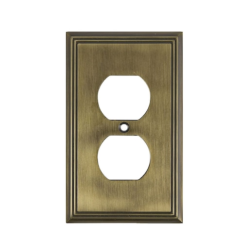 Switch plate Double Receptacle - Contemporary Style-Install an Electrical Receptacle quote template