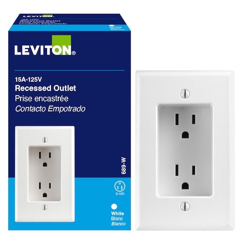 Decora 15 Amp Residential Grade 1-Gang Recessed Duplex Receptacle Outlet in White-Replace GFCI Outlet quote template