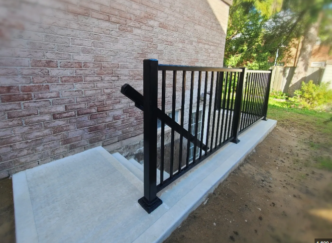 Black Aluminum Railing-Basement Walkout quote template