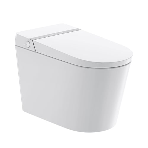 Orbit 1-Piece 1.1/1.6 GPF Dual Flush Elongated Tankless Smart Toilet in White-Re & Re New Toilet quote template