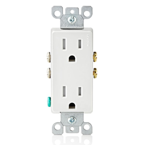 Decora Tamper Resistant Receptacle, White-Replace GFCI Outlet quote template