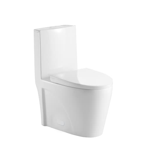 Tyrone-W 4/6.0 LPF Dual Flush Standard Height Concealed One-Piece Toilet in Matte White-Re & Re New Toilet quote template