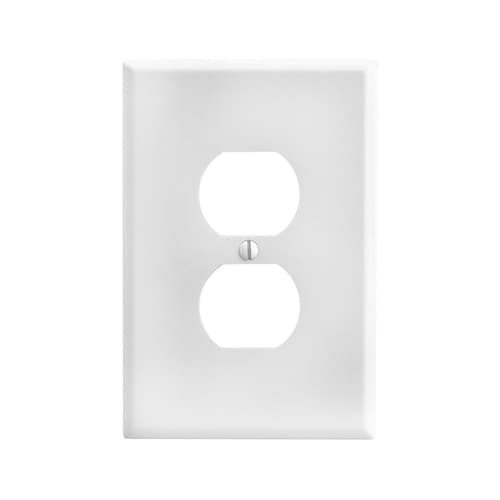 Wallplate 1-Gang Duplex Device Receptacle, Oversized, Thermoset, Device Mount - White-Replace Electrical Outlet quote template