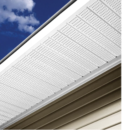 Soffit 16" x 12' White Exterior Vinyl Siding-Facia and Soffit too quote template