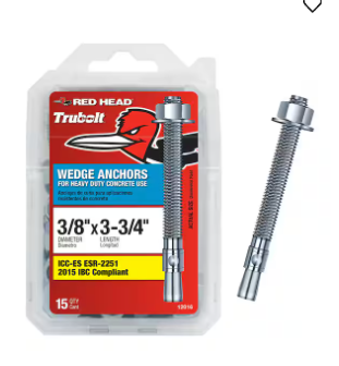 Wedge Angers - 3/8 x 3/4-Garage Wood Framing quote template