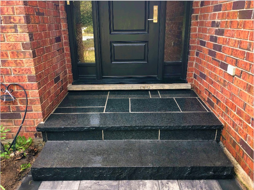 Natural Stone Porch - Wet Lay-535