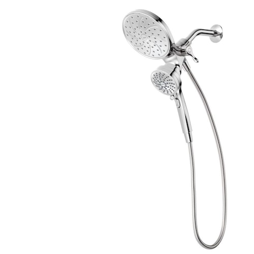 Attract 6-Setting Rain Shower and Handheld Shower Head with Magnetic Dock in Chrome-Glass Shower quote template