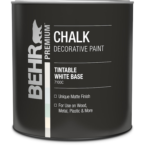Chalk Decorative Paint - White Base, 946 mL-Exterior Trim quote template
