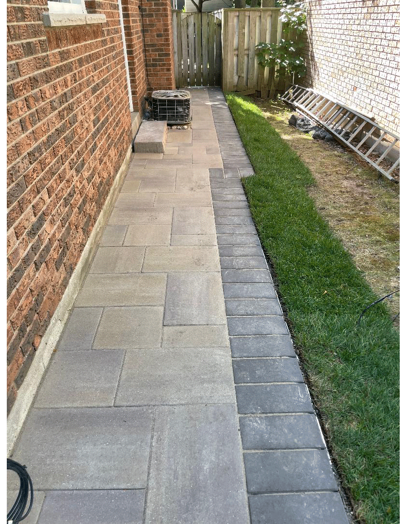 Interlocking Side of House Walkway - quote template images