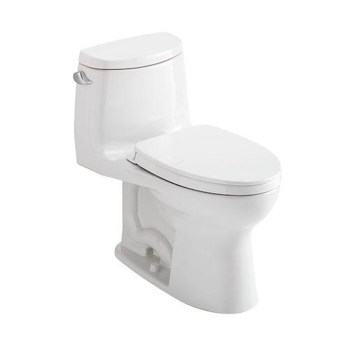 UltraMax II One-Piece Elongated 1.28 GPF Toilet with CEFIONTECT Glaze, Cotton White-3pc Bathroom w/tub quote template