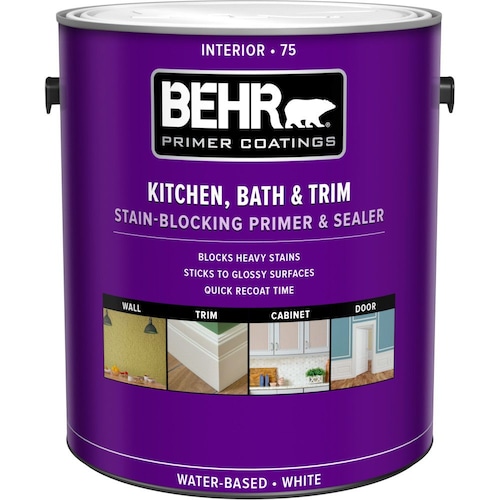 Kitchen, Bath & Trim Stain-Blocking Primer & Sealer 75, 3.79L-Paint Vinyl Siding quote template