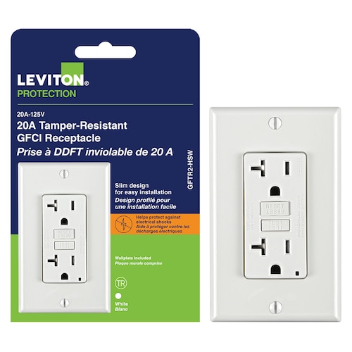 Decora 20 Amp Tamper-Resistant Slim GFCI Receptacle/Outlet With Wall Plate-Replace GFCI Outlet quote template