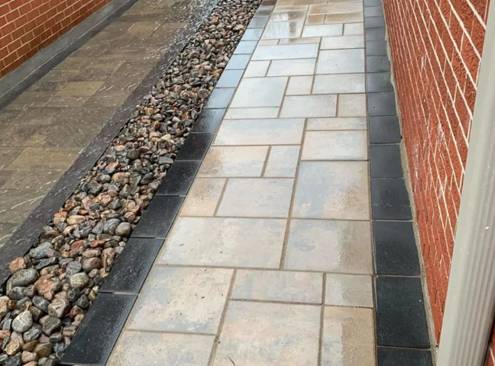 Interlocking Side of House Walkway - quote template images