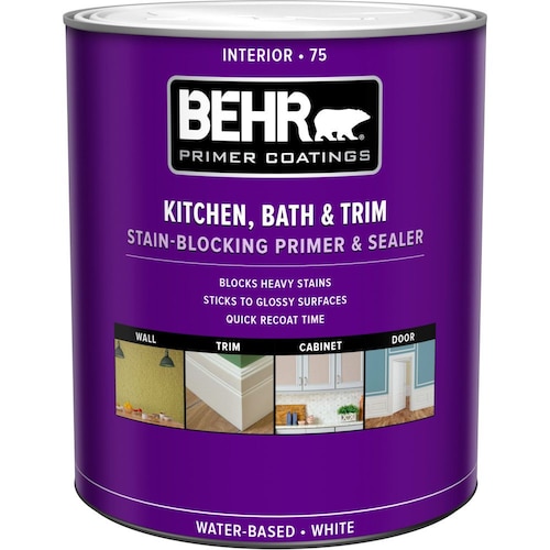 Kitchen, Bath & Trim Stain-Blocking Primer & Sealer 75 in White, 946mL-Paint Vinyl Siding quote template