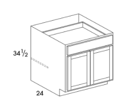 36" Double Door Single Drawer Bases-Kitchen Cabinets quote template